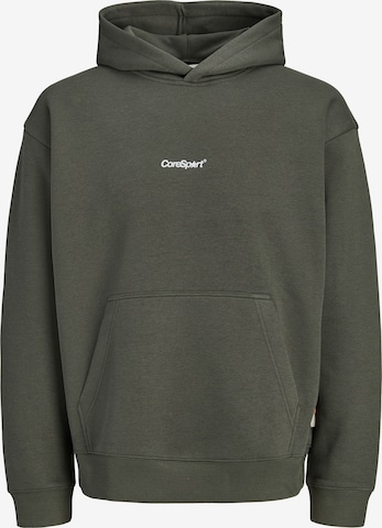 Felpa 'JCOTRACE' di JACK & JONES in verde: frontale