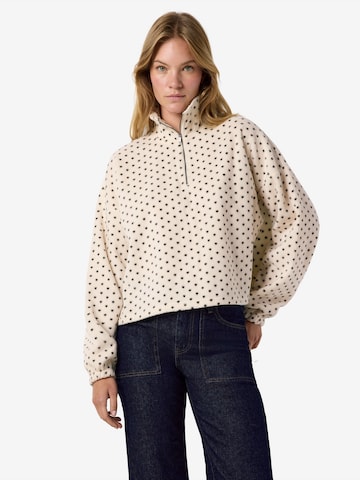 Noisy may - Jersey 'NMFLECI' en beige: frente