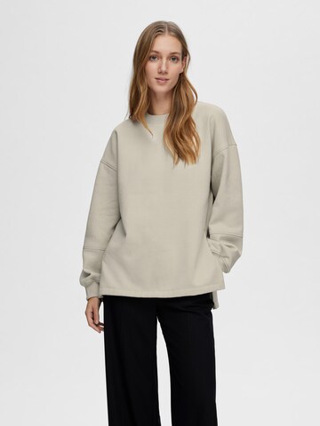 SELECTED FEMME Sweatshirt 'Yrsa' in Beige: front