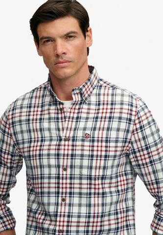 Superdry & Co Regular fit Button Up Shirt in White