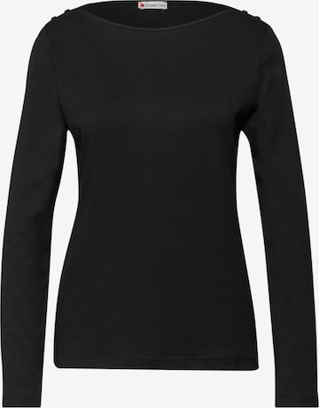 STREET ONE Shirt in Black: front