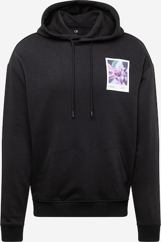 QS - Sudadera en negro: frente