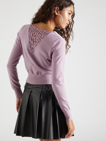 ABOUT YOU Sweater 'Lara' in Purple