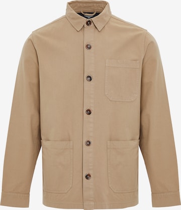 Threadbare Between-Season Jacket 'Sunter' in Brown: front