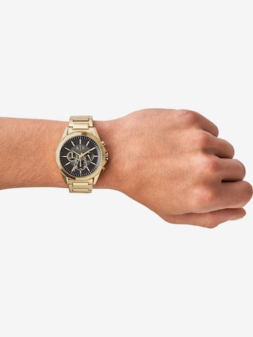 auksinė ARMANI EXCHANGE Analoginis (įprasto dizaino) laikrodis: priekis