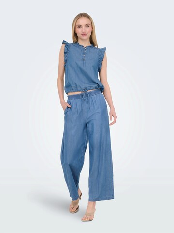 ONLY Wide leg Jeans 'ONLETTY-BEA' in Blue