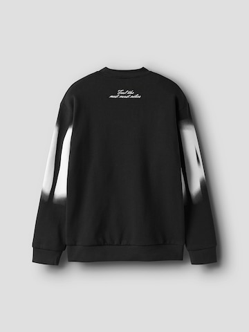 NAME IT - Sudadera 'NKMTROY' en negro