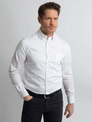 Coupe regular Chemise Steppin' out en blanc : devant