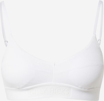 Bustier Soutien-gorge Gilly Hicks en blanc : devant