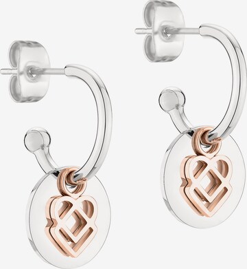 Boucles d'oreilles Liebeskind Berlin en argent : devant