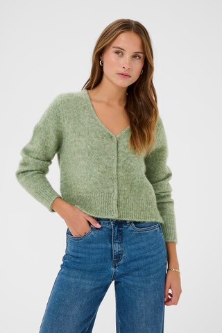 Cardigan 'KAMelania' Kaffe en vert : devant