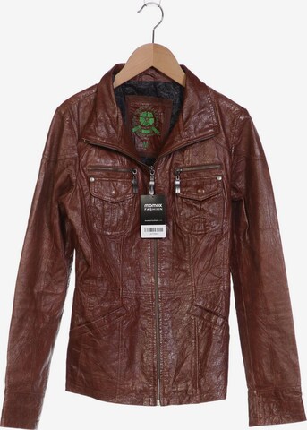 ONE GREEN ELEPHANT Jacket & Coat in M in Brown: front
