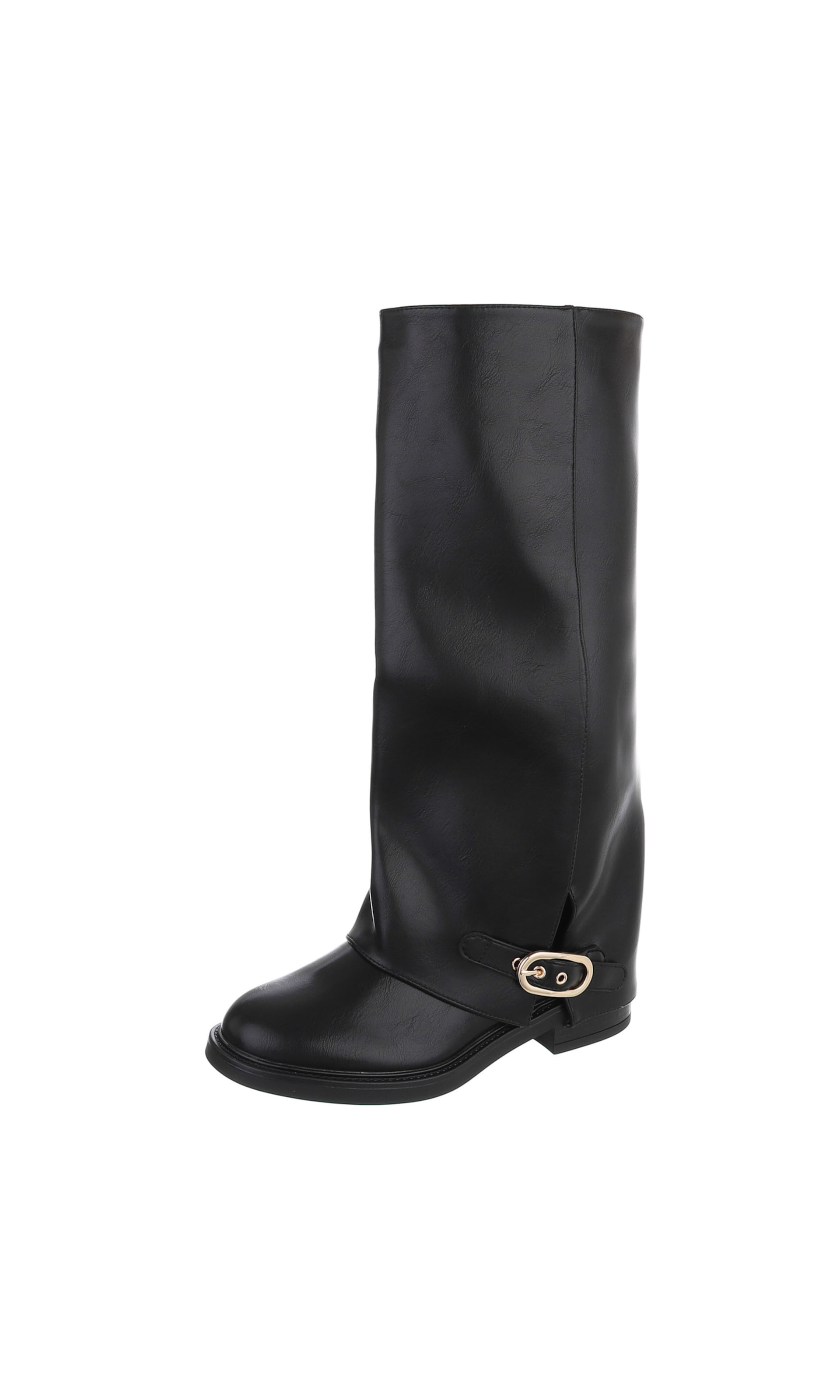 Ital-Design Boots in Black: front