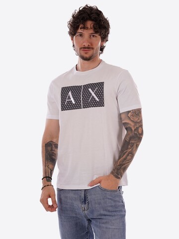 Maglietta '8NZTCKZ8H4Z1100' di EA7 Emporio Armani in bianco: frontale