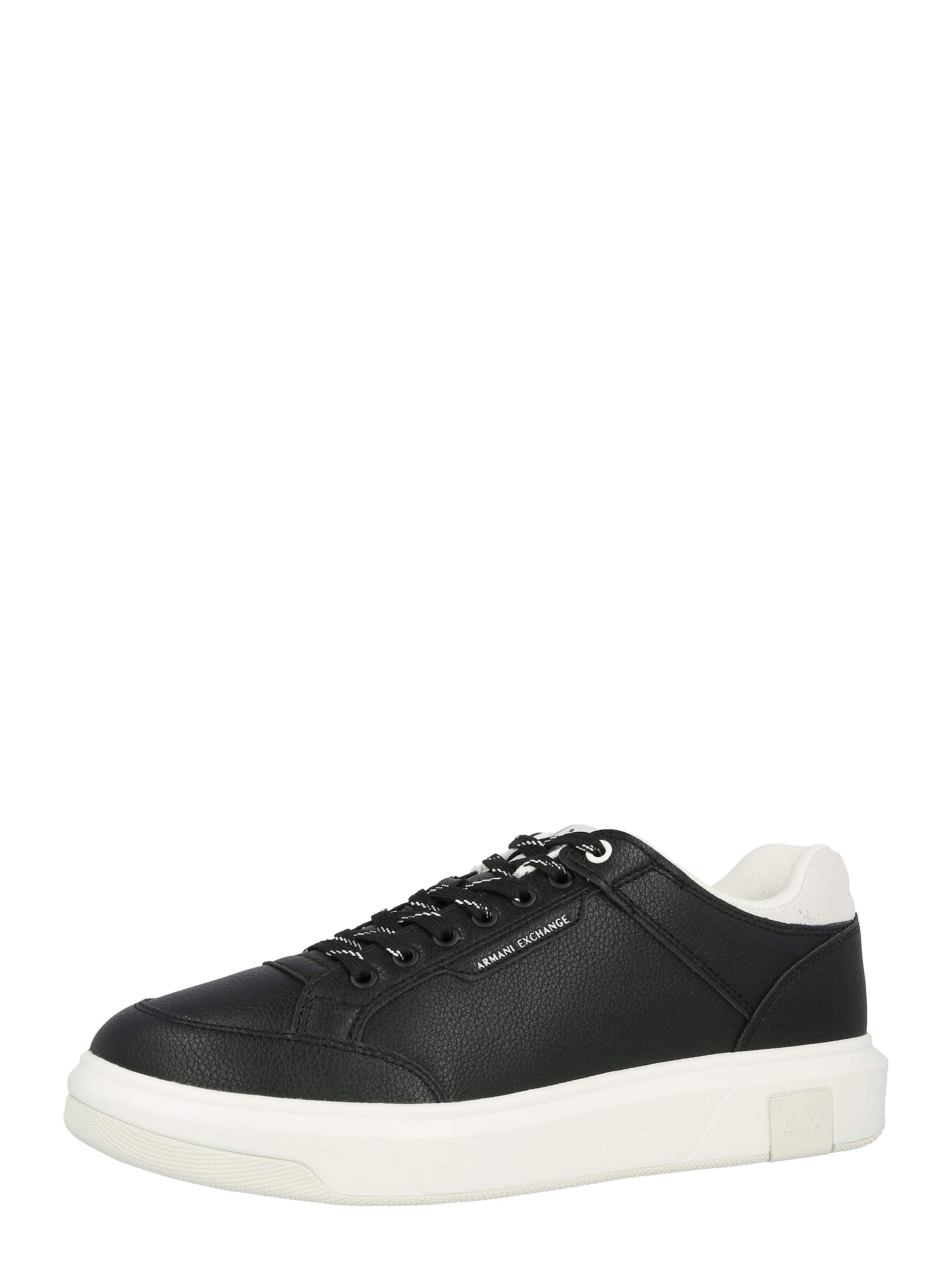 ARMANI EXCHANGE Низкие кроссовки 'VENICE' в Черный: спереди