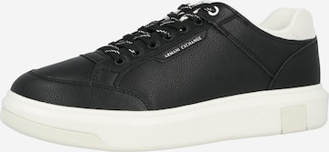 ARMANI EXCHANGE Низкие кроссовки 'VENICE' в Черный: спереди