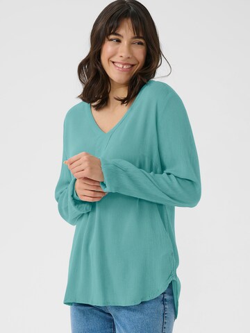 Kaffe Bluse 'KAAmber' i grøn: forside