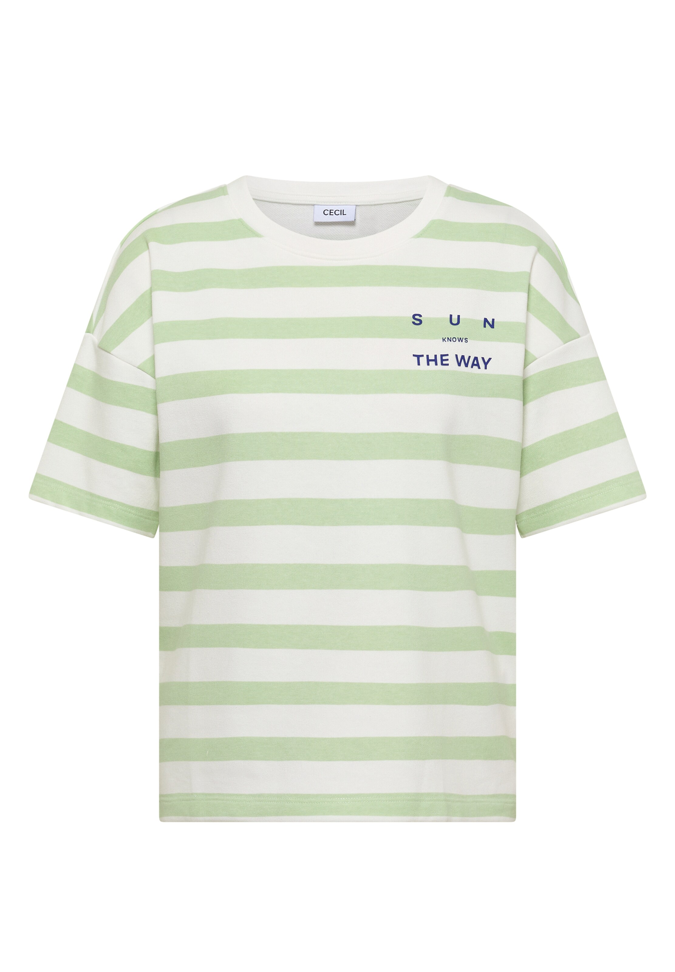 CECIL Shirt in L in Lime / White, Item view