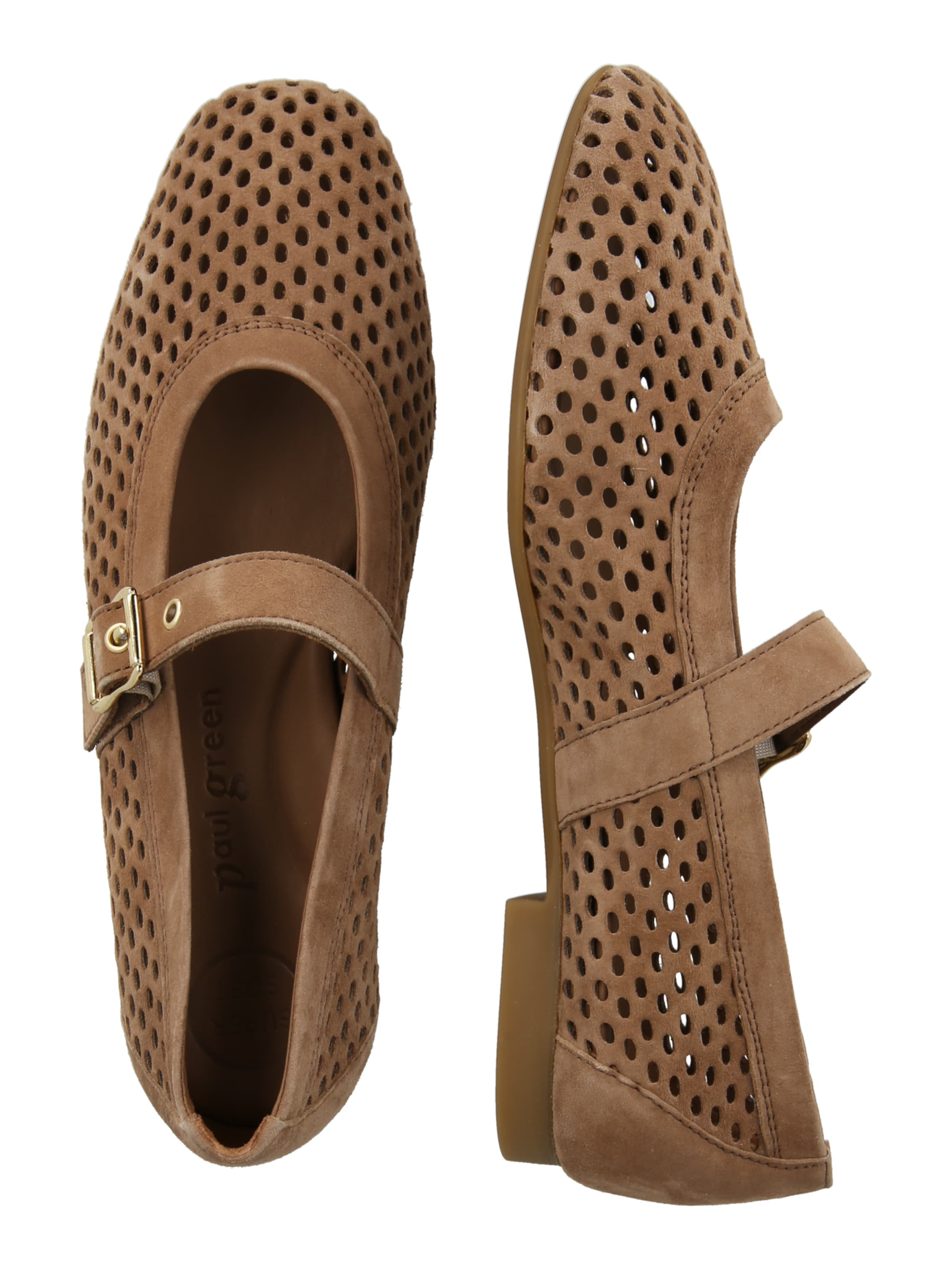 brūns Paul Green Balerīnas ar siksniņu