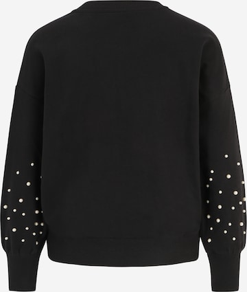 Only Petite Sweatshirt 'DINA' in Zwart