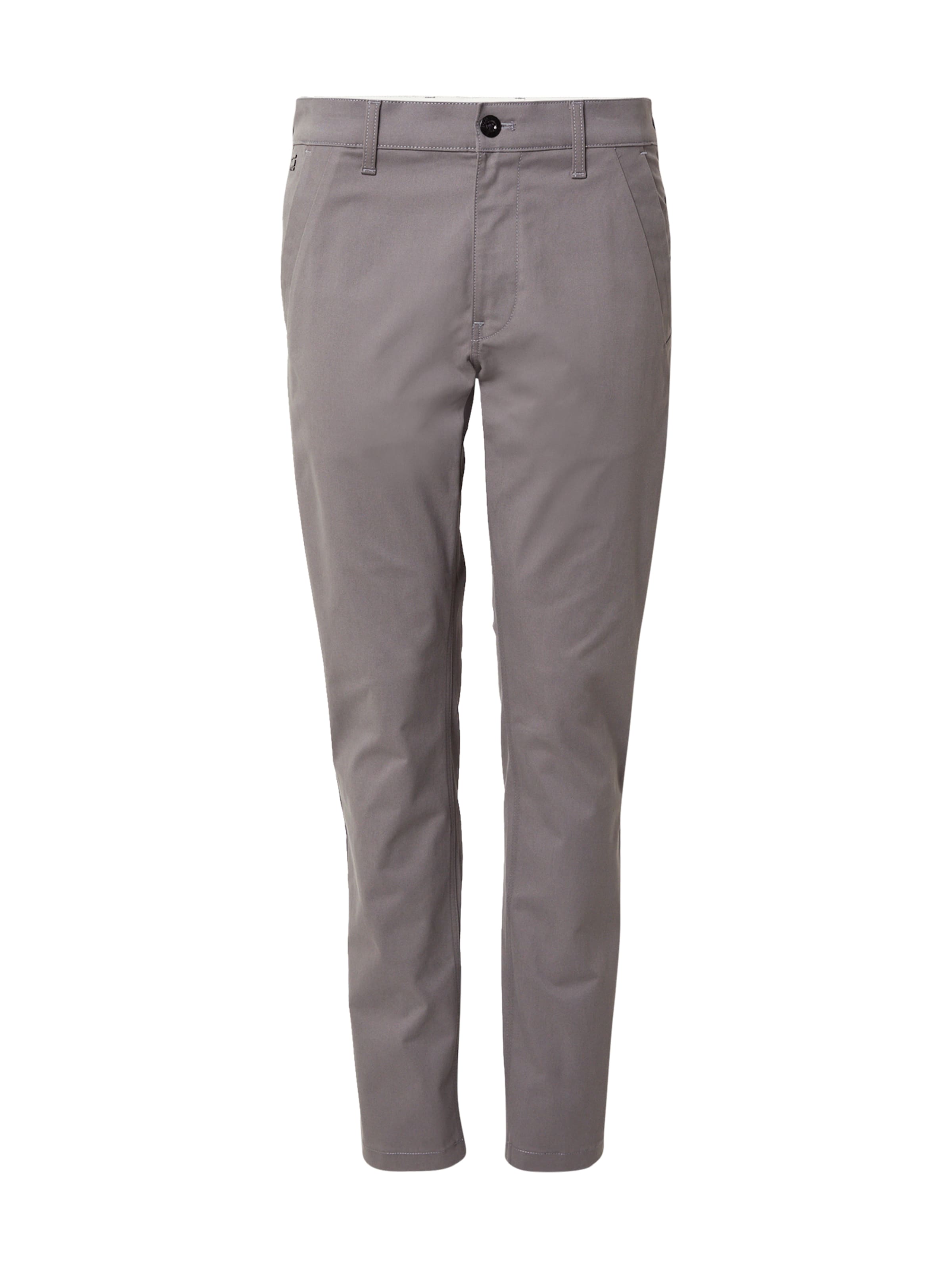 G-STAR Slimfit Chino kalhoty – šedá: přední strana