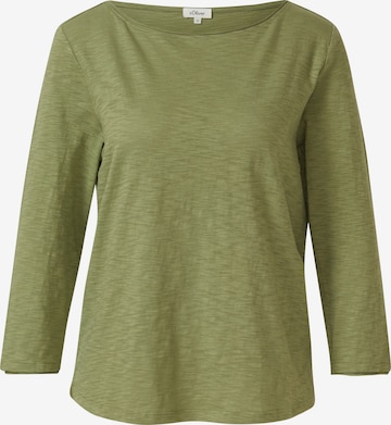 T-shirt s.Oliver en vert : devant