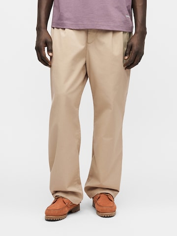 Carhartt WIP Loosefit Bukser 'Evan' i grå: forside