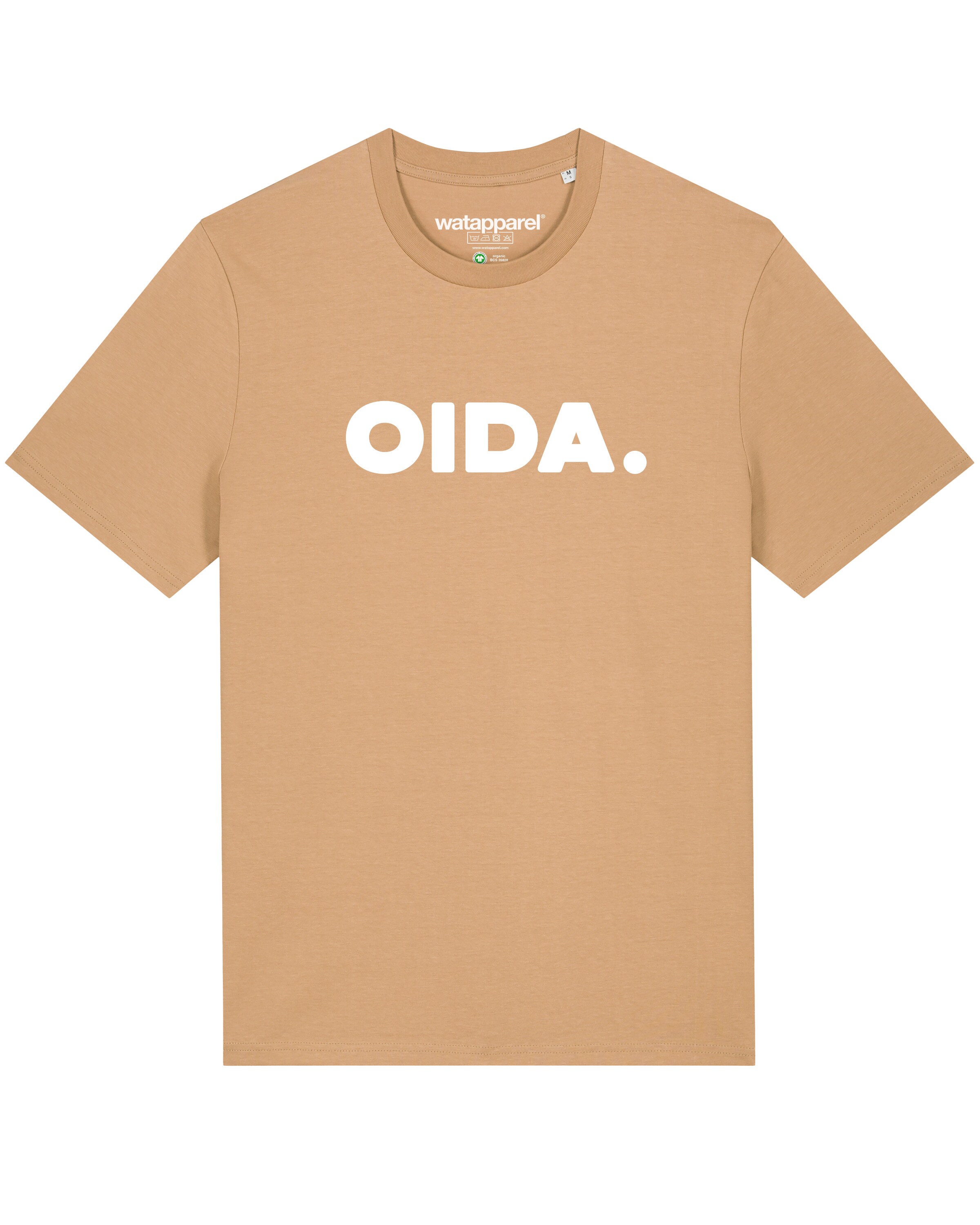 Maglietta di Watapparel in beige: frontale