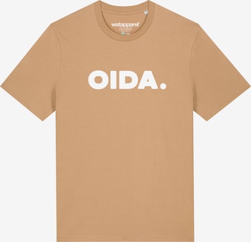 Watapparel Shirt in Beige: voorkant