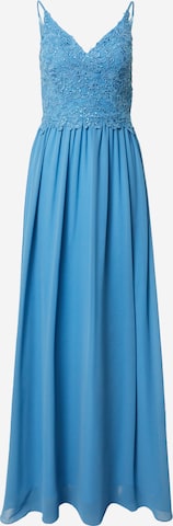 mascara Βραδινό φόρεμα σε μπλε: μπροστά