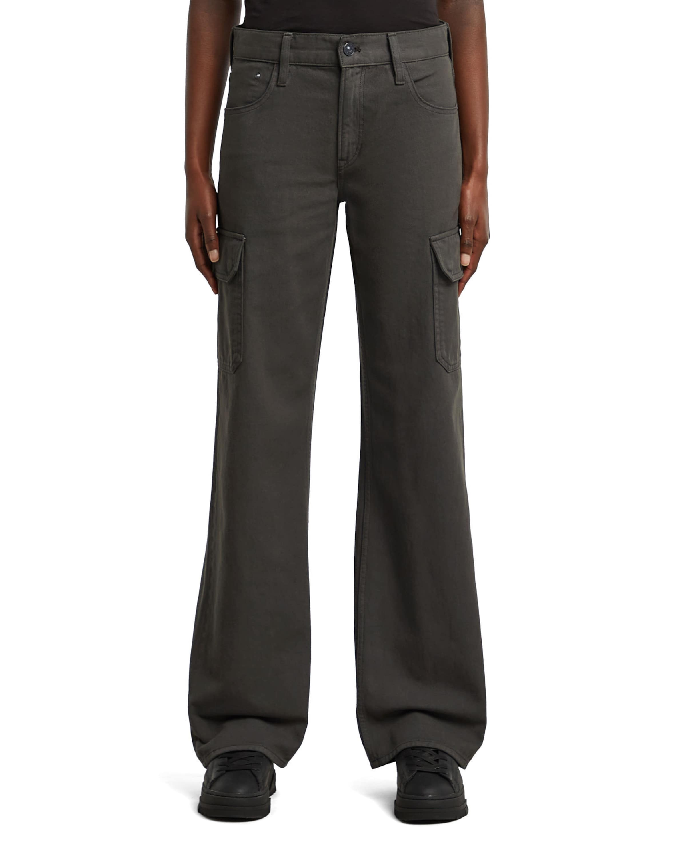 Loosefit Pantalon cargo G-STAR en gris : devant