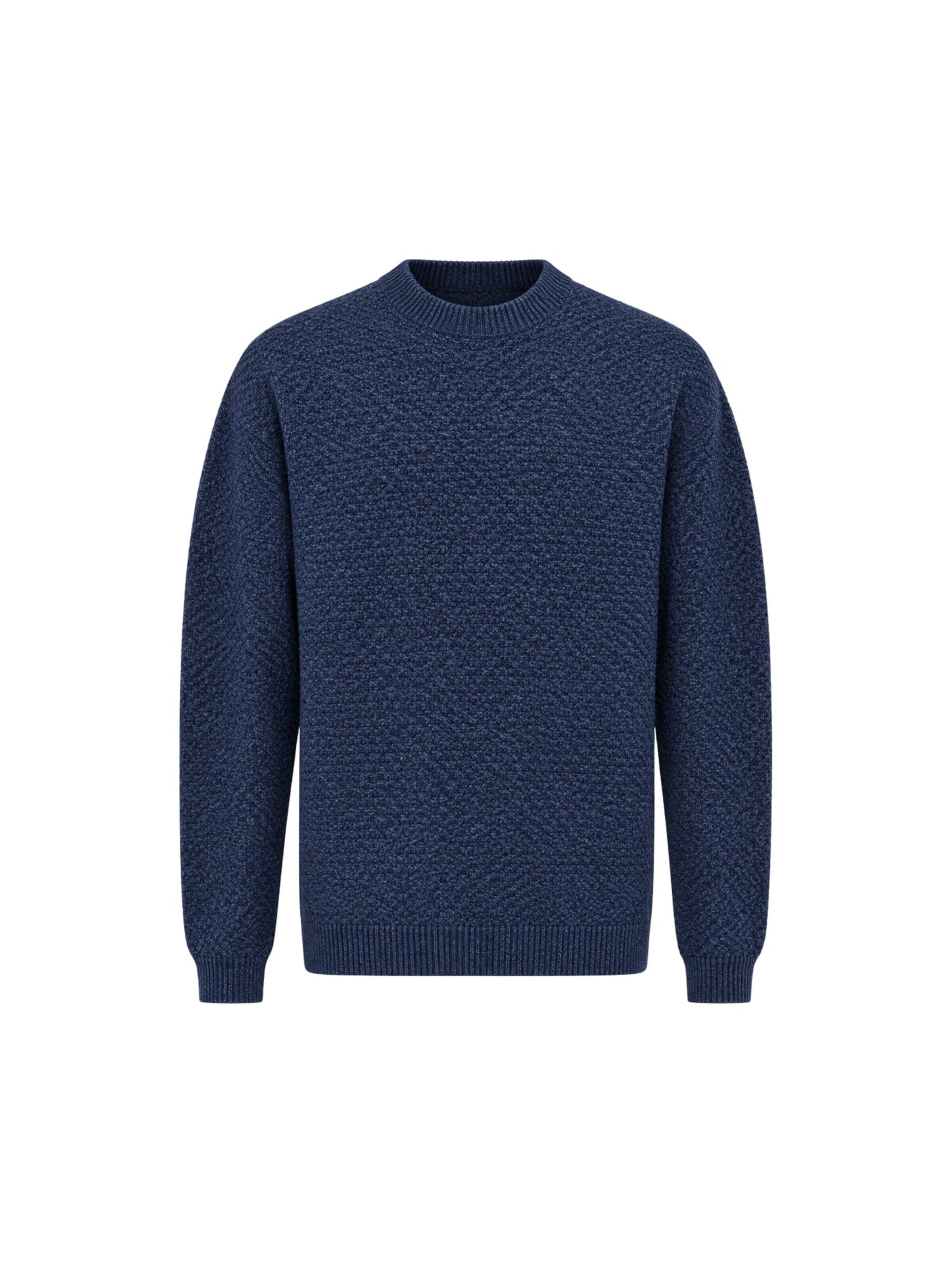 Pullover di Daniele Fiesoli in blu: frontale