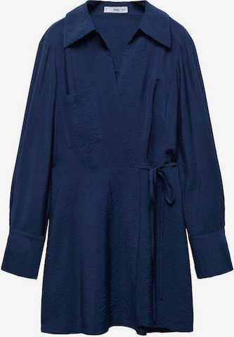 MANGO Šaty 'Vane' – modrá: přední strana