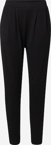 NÜMPH Pleat-Front Pants 'Bayo' in Black: front