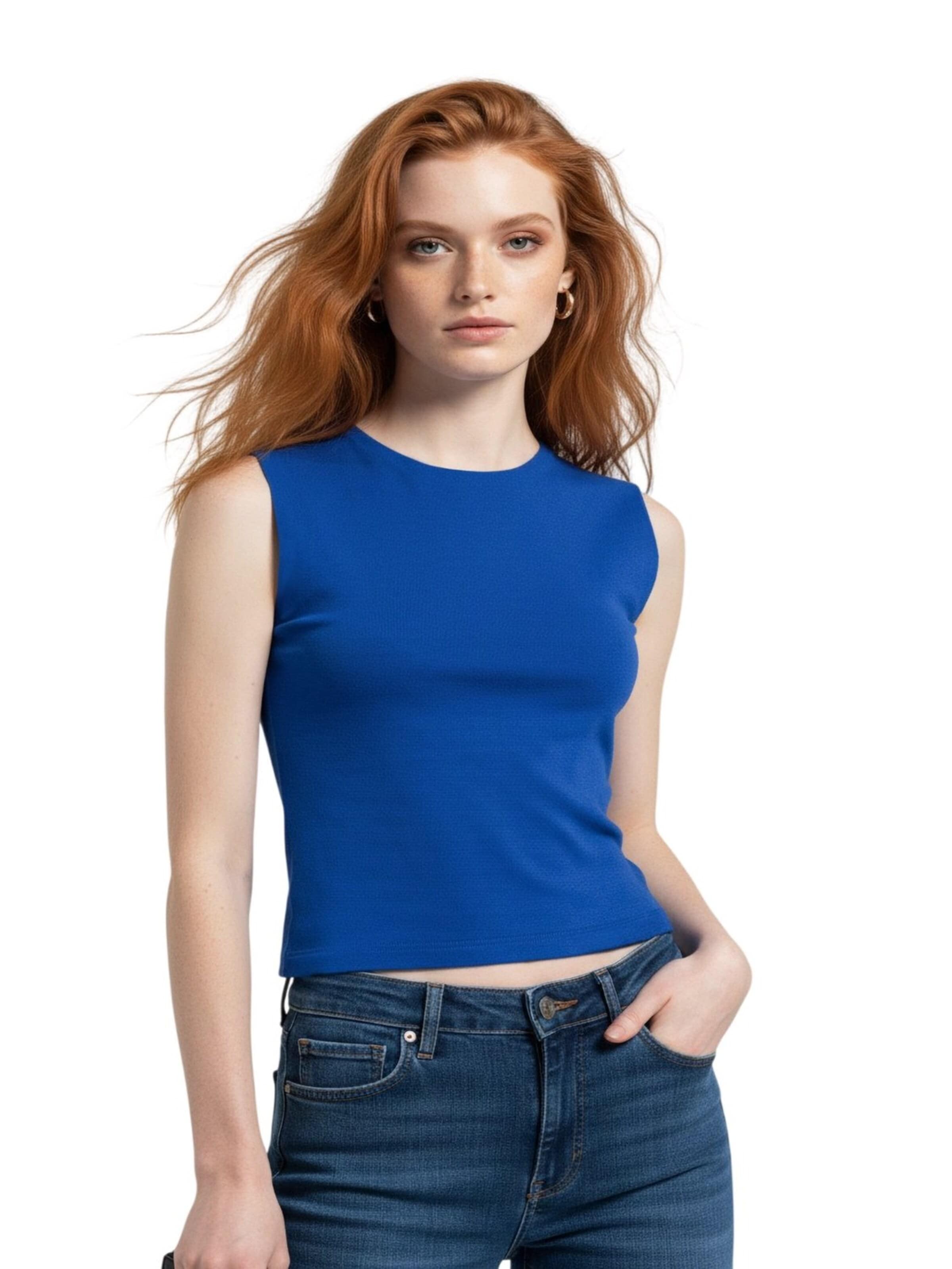 Alexa Dash Top in Blue