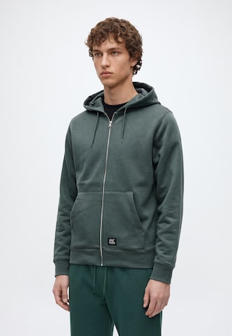 Vintage Industries Sweatvest 'Redstone' in Grijs: voorkant