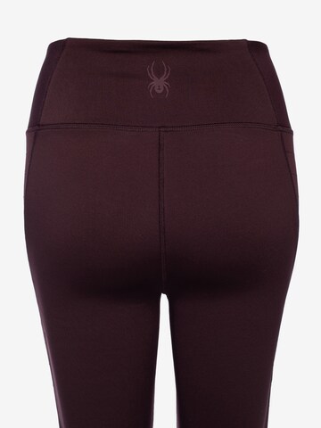 Spyder Skinny Sportbroek in Rood