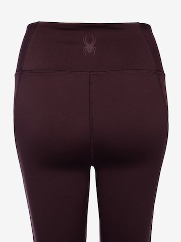 Skinny Pantalon de sport Spyder en rouge