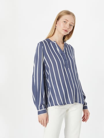 Kaffe Blouse 'Stridy' in Blue: front