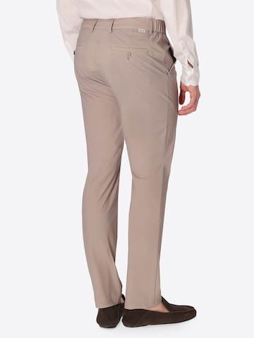 Distretto12 - regular Pantalón plisado 'T. SEQUOIA' en beige