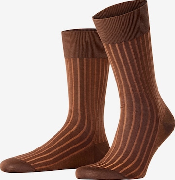 FALKE Socken 'Shadow' in Braun: Vorderseite