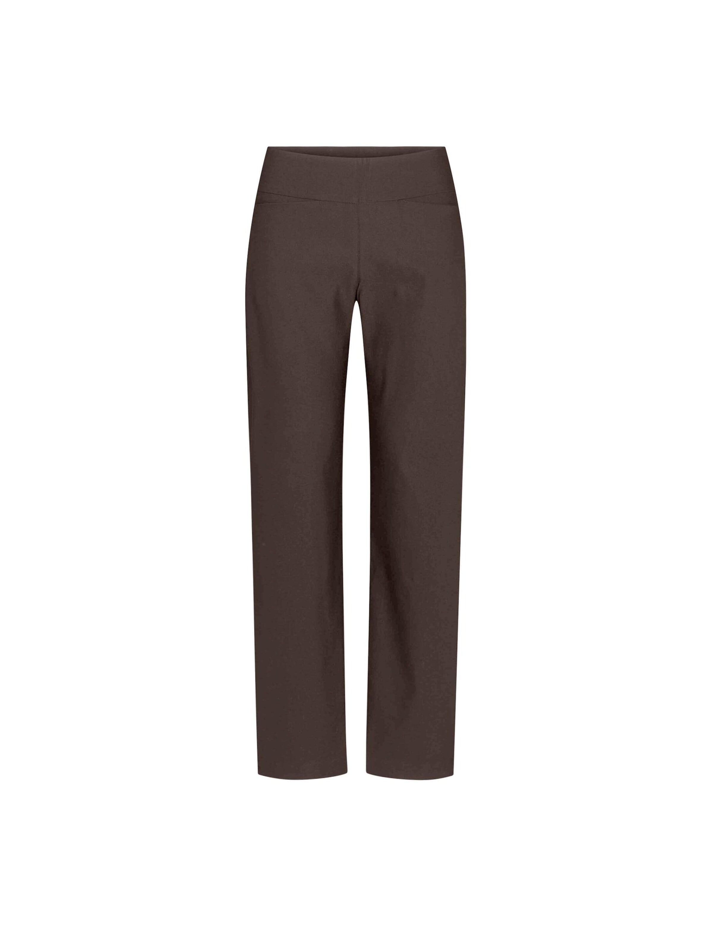 LAURIE Regular Trousers 'Thea' in Brown: front