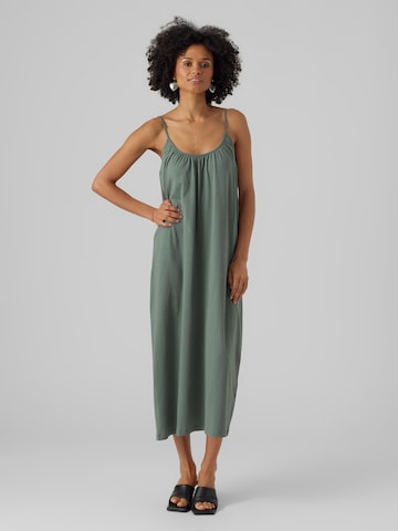 VERO MODA - Vestido 'LUNA' en verde: frente