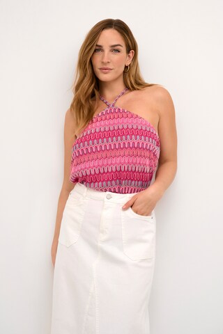 Cream - Blusa en rosa: frente