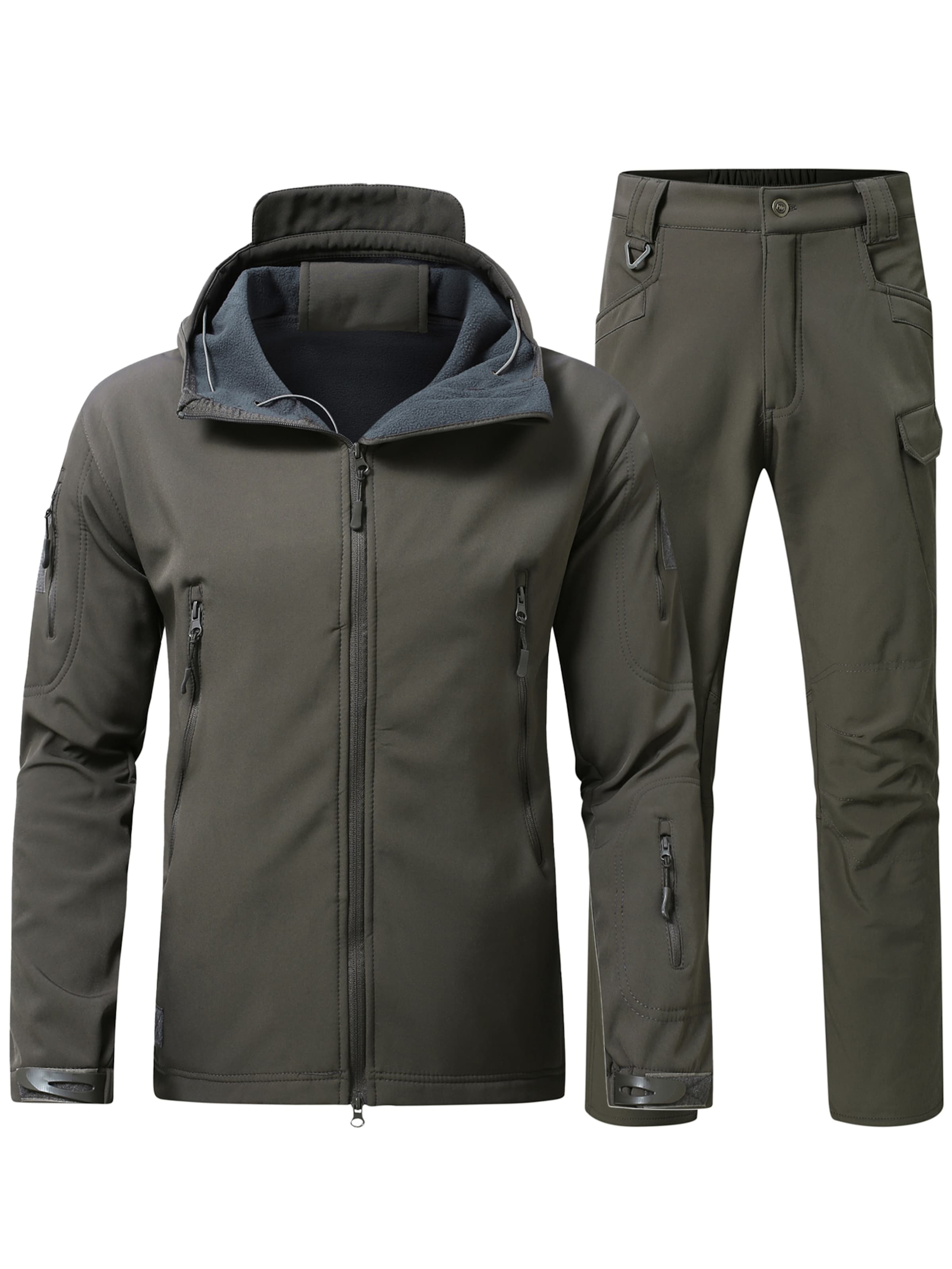 Youthup Sportanzug‌ in Grau: Vorderseite