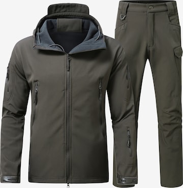 Youthup Sportanzug in Grau: Vorderseite