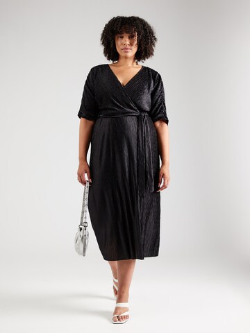 Abito 'VMCODEZA' di Vero Moda Curve in nero: frontale