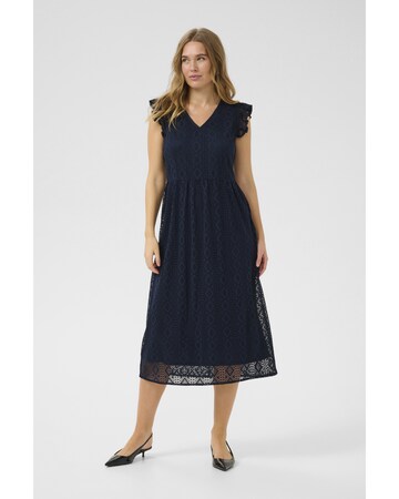 Cream Jurk 'Danika ' in Blauw