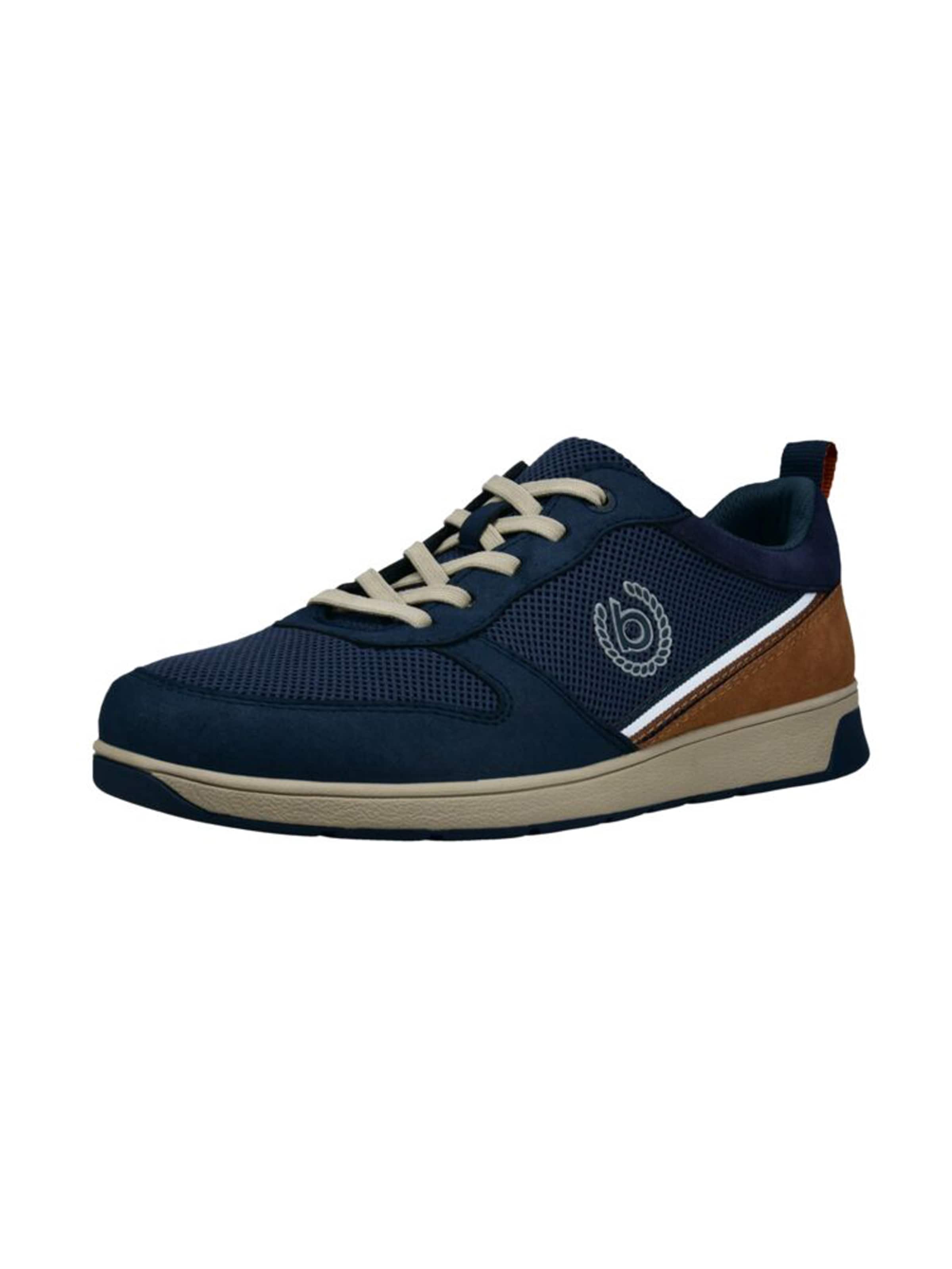 Sneaker low de la bugatti pe albastru: față