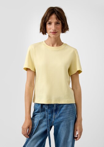 s.Oliver Koszulka w kolorze żółty: przód